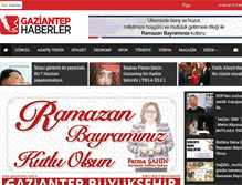 Tablet Screenshot of gaziantephaberler.com